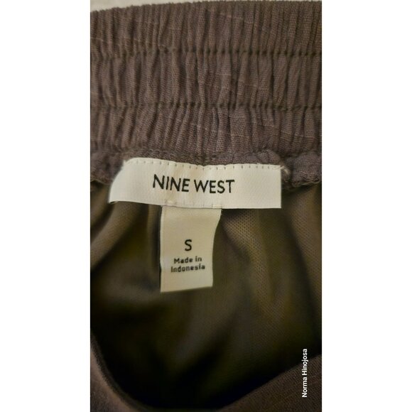 Nine West Womens Brown Maxi Skirt Tiered Design Rayon & Polyester Size S - Picture 5 of 7